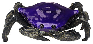 Aspen Creative 60903, Decorative Accent Lamp, Blue Art Glass, 4"