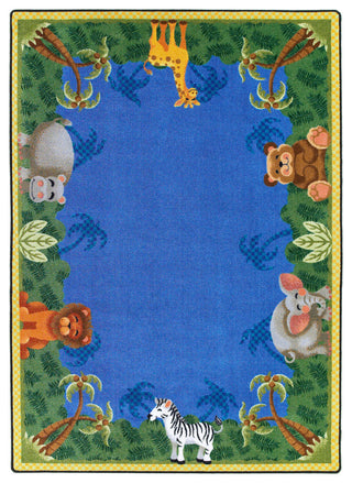 Kid Essentials Rug, Jungle Friends, 7'8"x10'9"