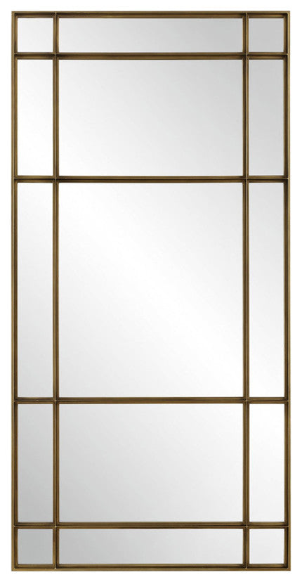 Uttermost Spurgeon Gold Window Mirror
