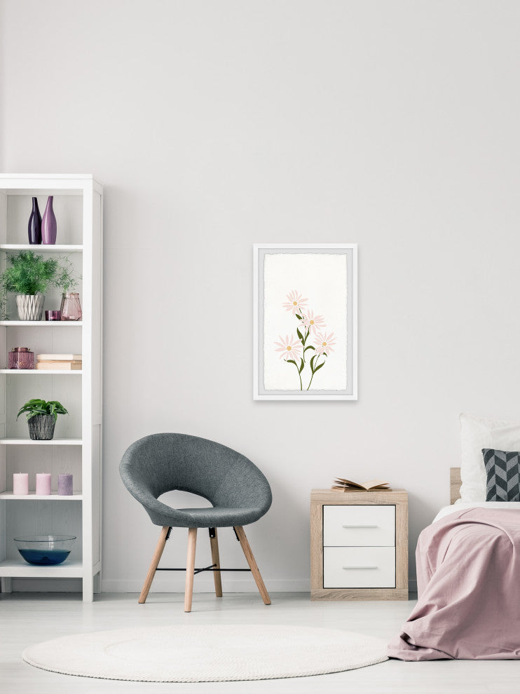 "Thin Petals" Framed Painting Print, 16x24