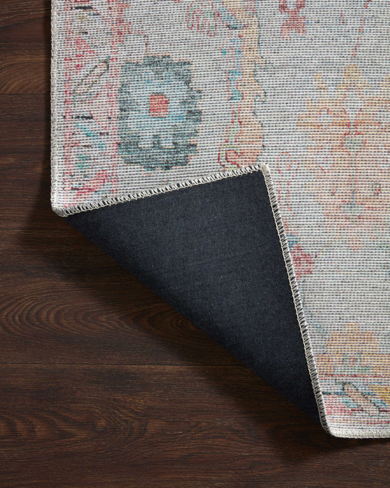 Loloi II Elysium Pebble / Multi 7'-10" x 7'-10" Round Area Rug