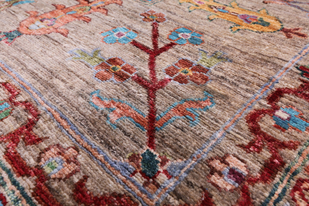 Persian Tabriz Hand Knotted Wool Rug 9' 4" X 12' 0" Q7426