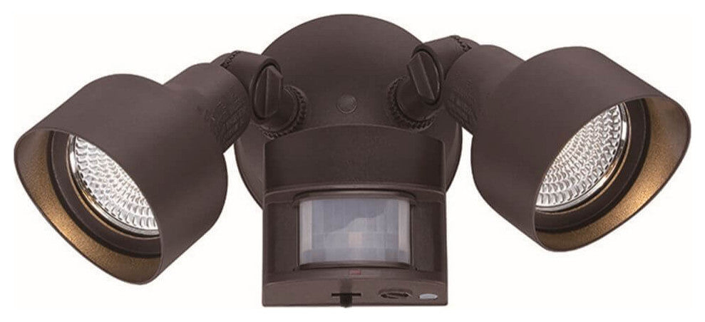 2 LED Outdoor Flood Light, Bronze