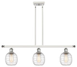 Innovations 516-3I-WPC-G1013 3-Light Island Light, White, Polished Chrome