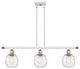 Innovations 516-3I-WPC-G1013 3-Light Island Light, White, Polished Chrome