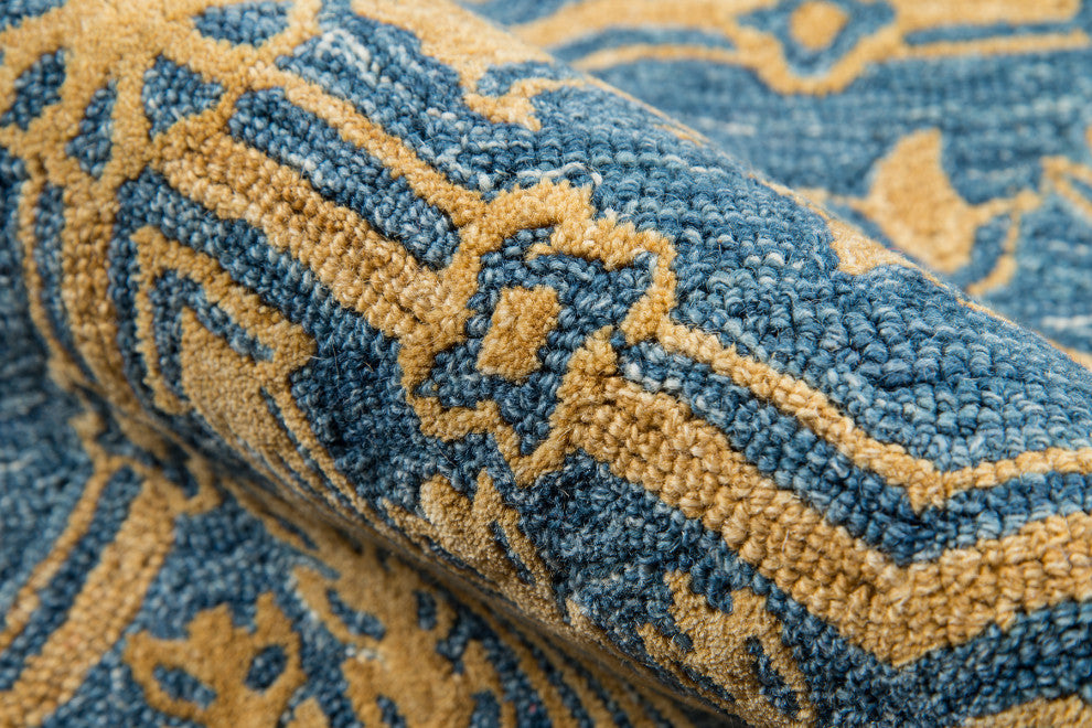 Cosette Cos-1 Rug, Blue, 2'3"x8' Runner