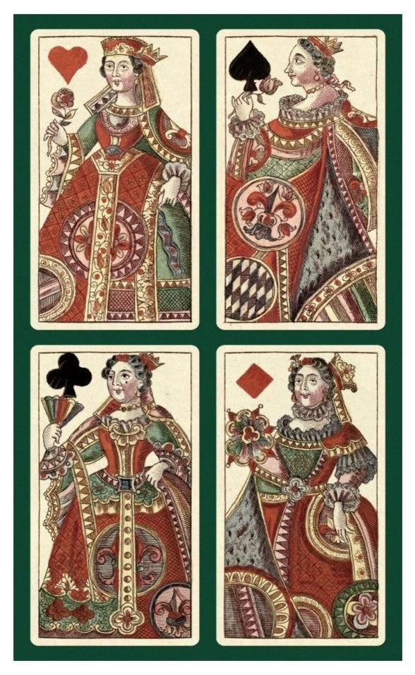 "Queens (Bauern Hochzeit Deck)" Paper Print by Andreas Benedictus Gï¿½_bl, 15"x24"