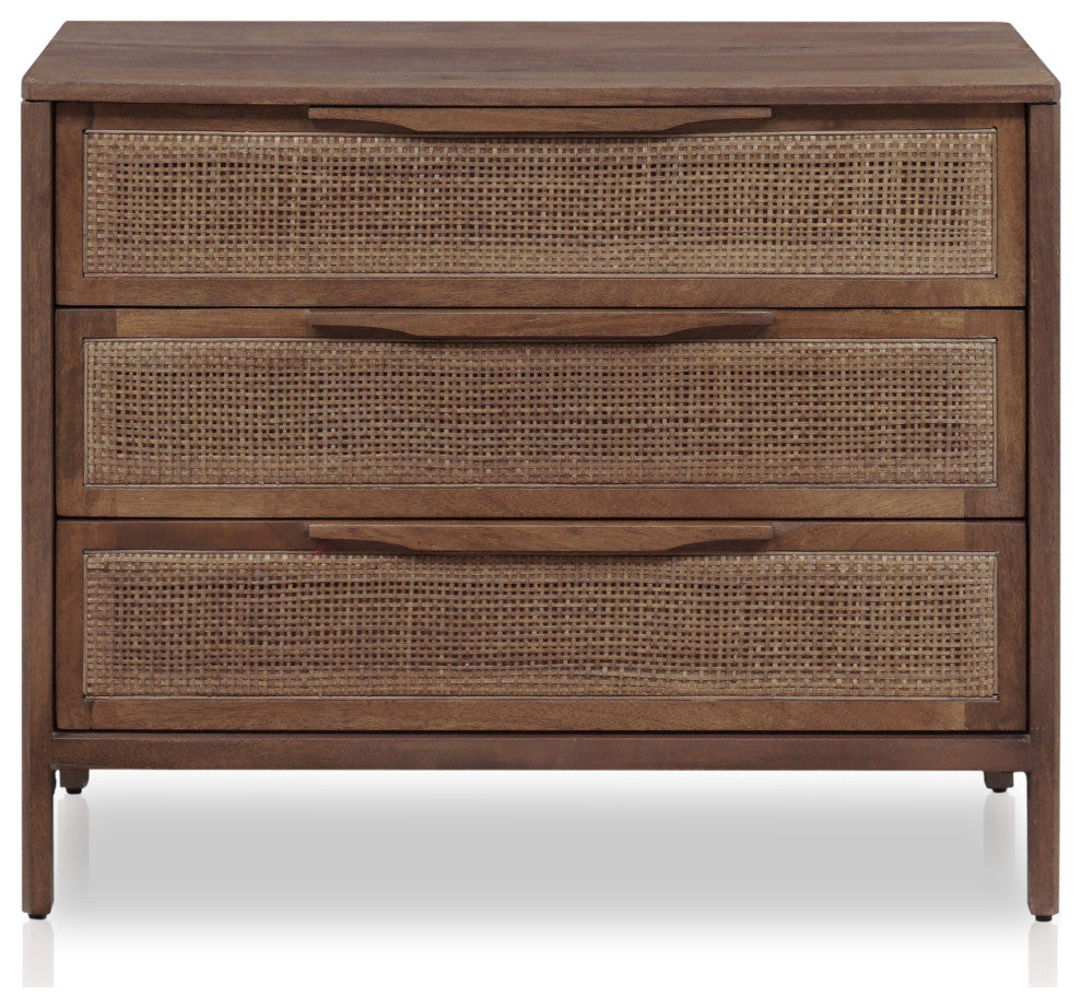 Sydney Large Nightstand-Brown Wash