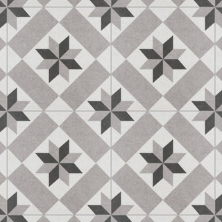 Vintage Star Grey Porcelain Floor and Wall Tile