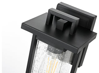 Home Living 6.5" Outdoor Wall Sconce, Black