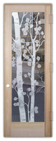 Interior Prehung Door or Interior Slab Door - Birch - Douglas Fir (stain...