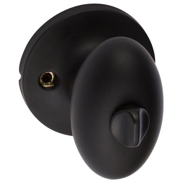 Contemporary Series Arapaho Privacy Knob, Flat Black