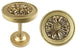 Urbanest Set of 2 Hamlin Drapery Medallion Holdback, Renaissance Gold