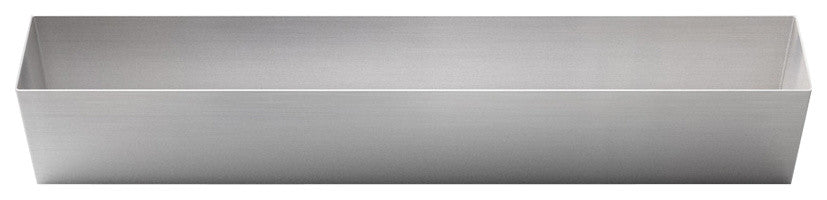 Geo Tall Planter Box, Stainless Steel