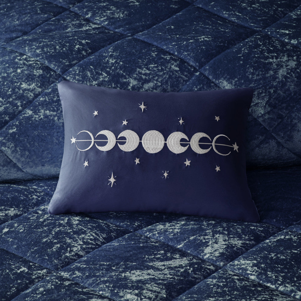 Intelligent Design Felicia Crushed Velvet 4-Piece Comforter Set