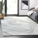 Abani Luna LUN230A Contemporary Ribbon Grey Gold Metallic Area Rug