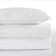 Satin Channel Quilt Set, 3 Piece, White, King
