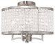 Grammercy Convertible Mini Chandelier, Brushed Nickel