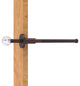 Clearview Retractable Pullout Garment Rod, Venetian Bronze