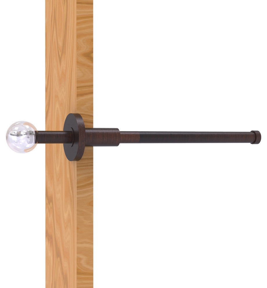 Clearview Retractable Pullout Garment Rod, Venetian Bronze