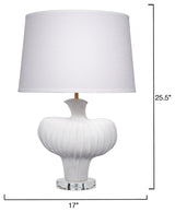 Colette Ceramic Table Lamp With Polyester Shade
