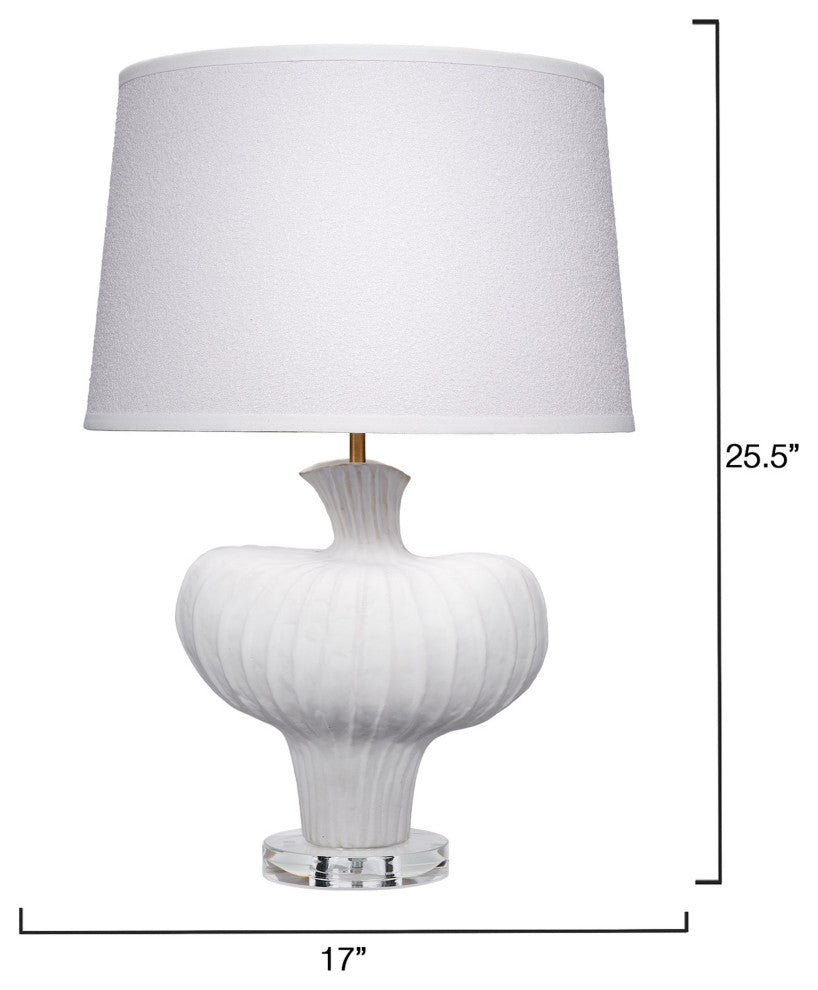 Colette Ceramic Table Lamp With Polyester Shade