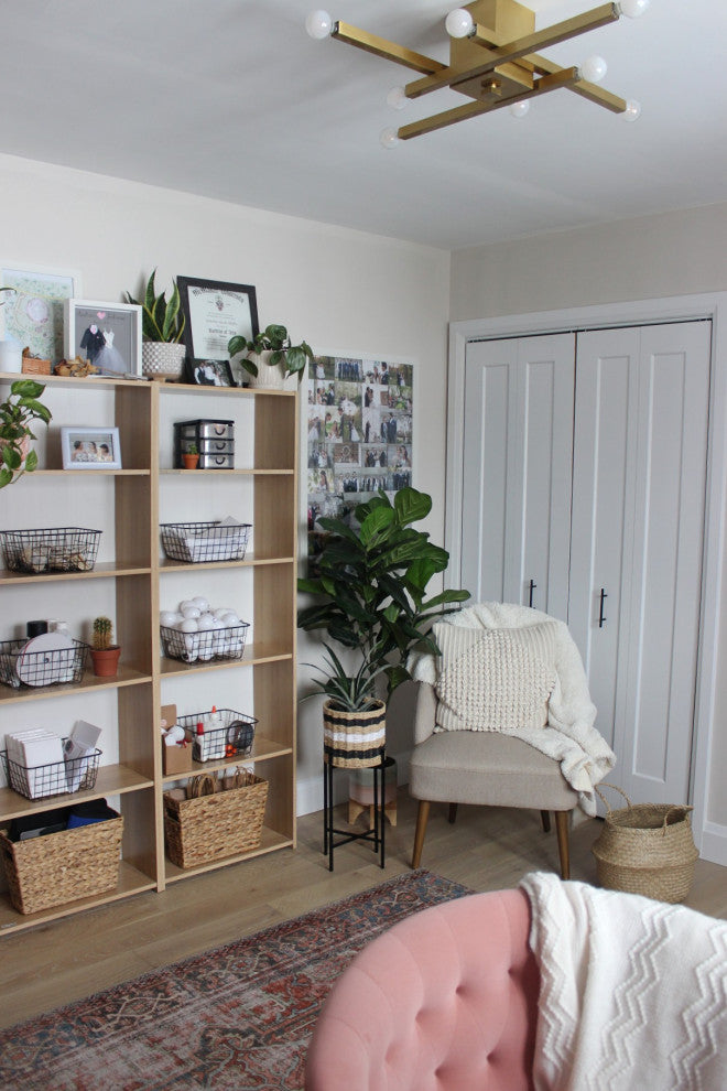 Dona 8-Light Flush Mount, Aged Brass