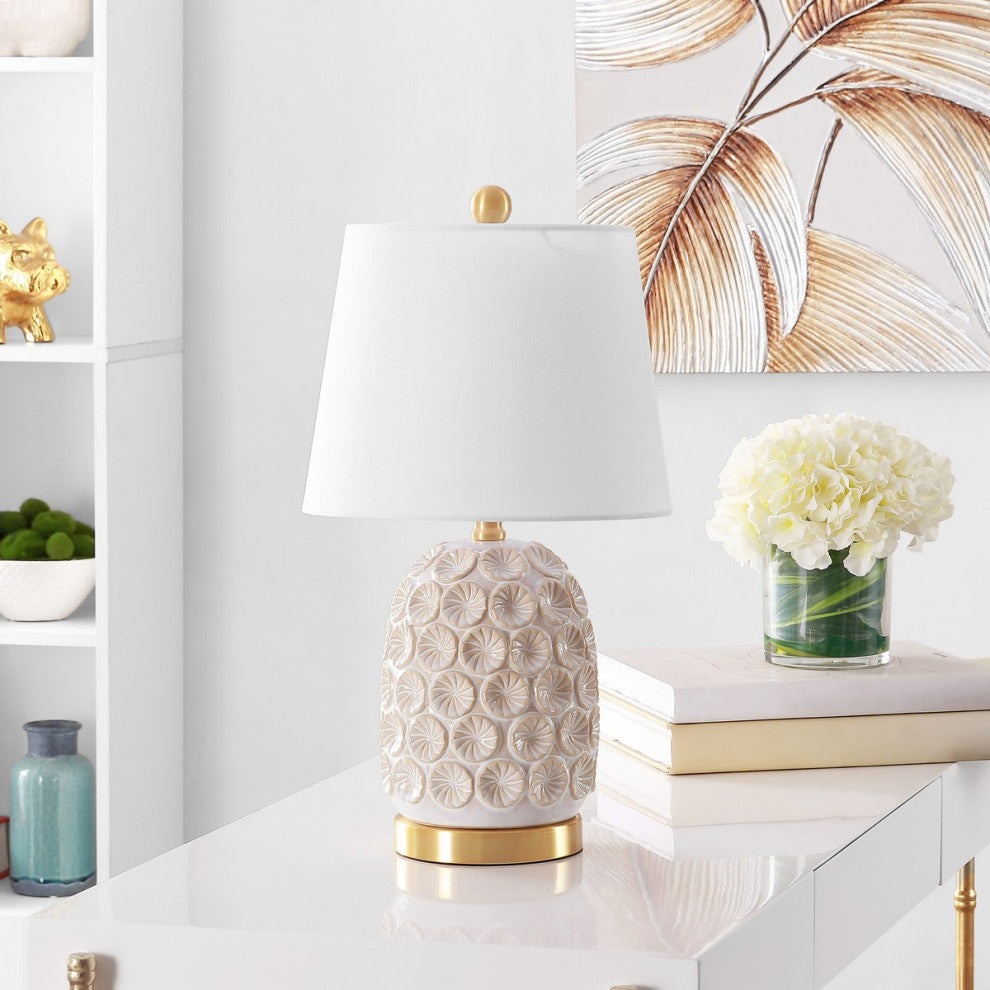 Safavieh Lamson Table Lamp Cream