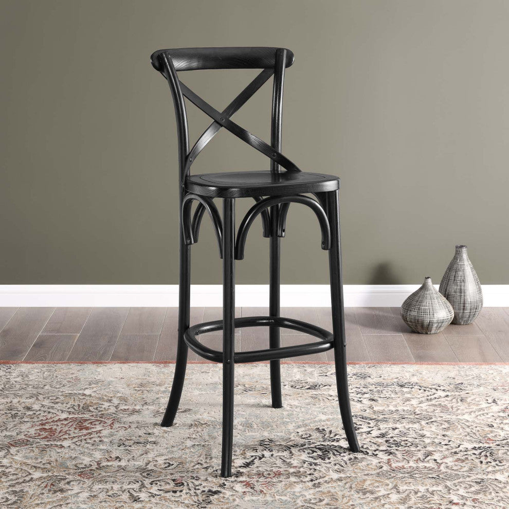 Gear Bar Stool, Black
