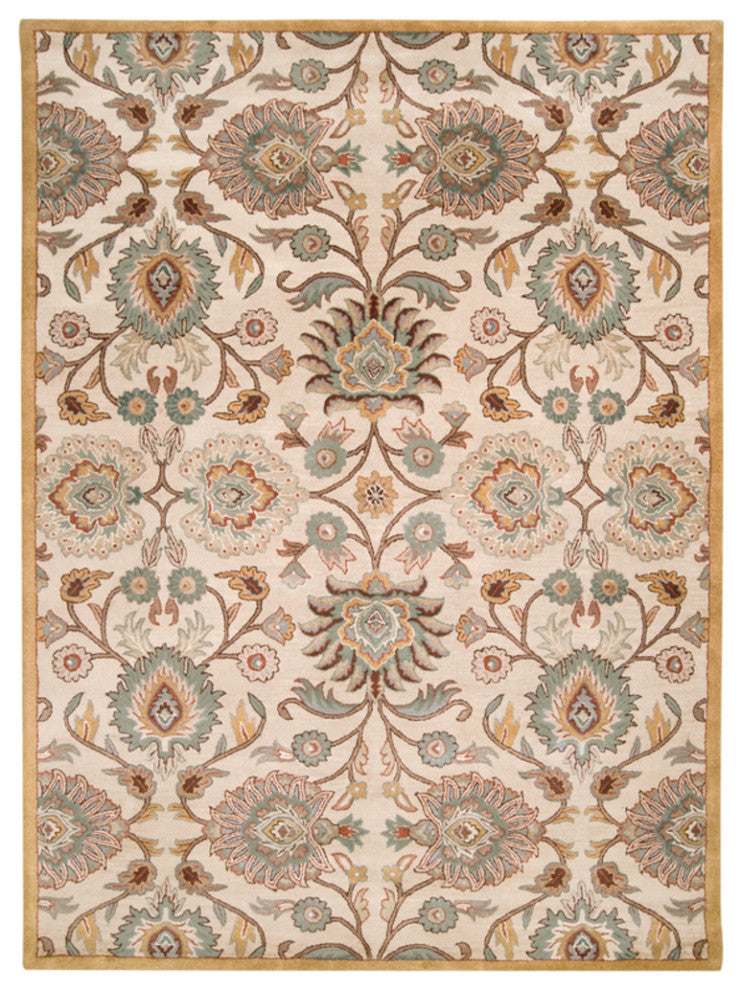 Surya Caesar CAE-1012 Traditional Area Rug, Medium Gray, 8' x 11' Rectangle