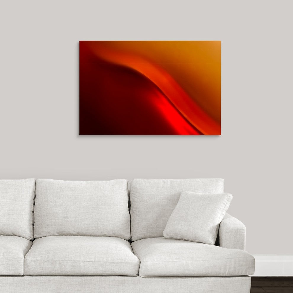 "Red Edge" Wrapped Canvas Art Print, 36"x24"x1.5"