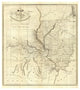 "Map of the States of Illinois & Missouri, 1823" Print by Lewis C. Beck, 29"x32"