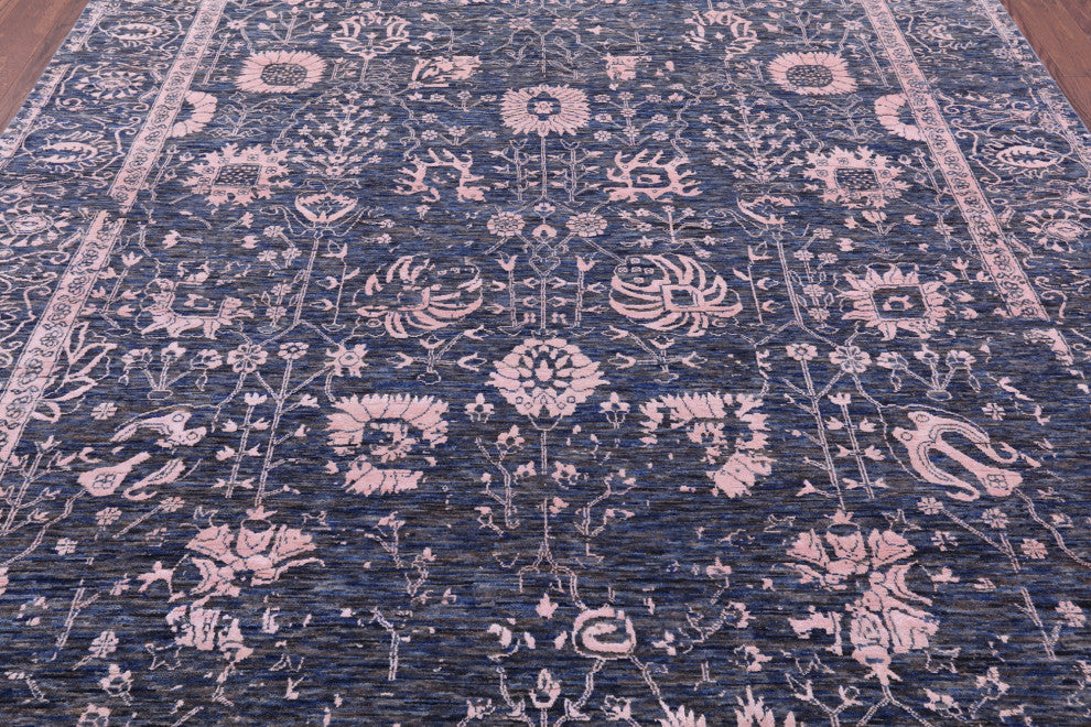 Wool & Silk Hand Knotted Persian Rug 8' 1" X 10' 2" - Q15772