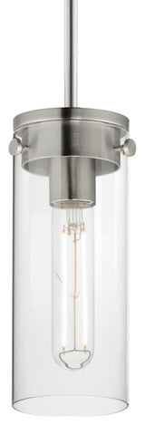 Maxim 12406CL Pinn 5"W Mini Pendant - Satin Nickel