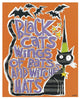 "Bats and Black Cats II" Digital Paper Print by Anne Tavoletti, 18"x22"