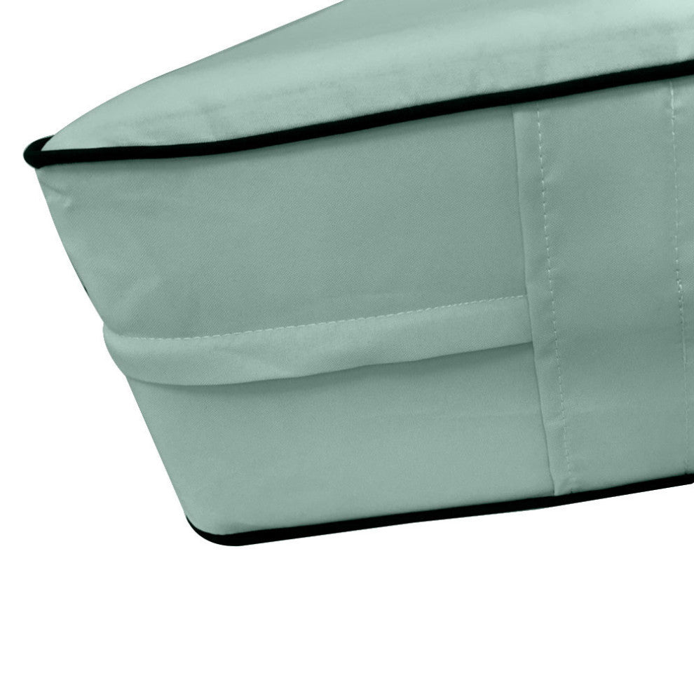 Style5 Twin Contrast Pipe Mattress Bolster Cushion Outdoor Slip cover ONLY AD002