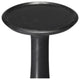 Solid Italian Black Marble High Side Table | Eichholtz Pompano
