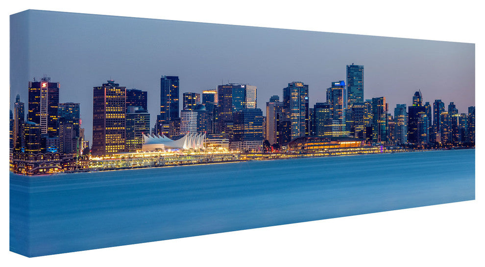 'Vancouver Panorama' Canvas Art by Pierre Leclerc