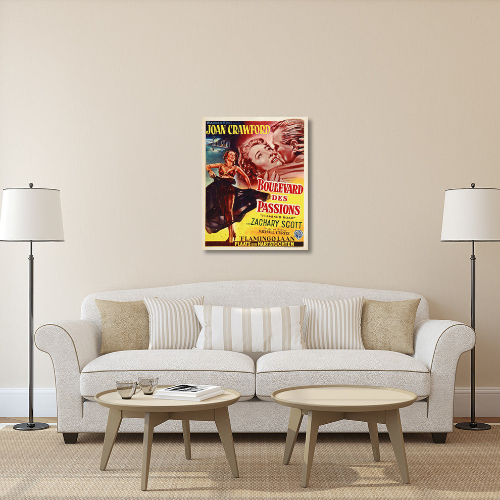"Belgian - Flamingo Road" Canvas by Hollywood Photo Archive, 32x40"