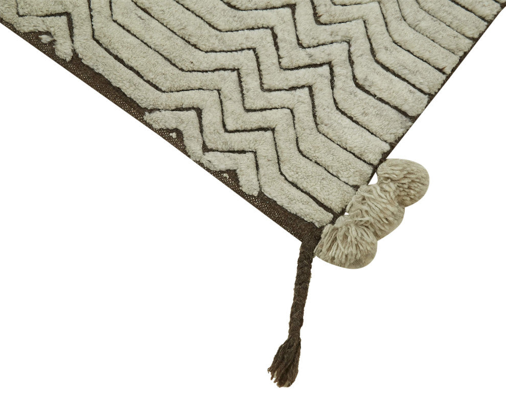 Rug N Carpet - Handmade Unique 3' 0" x 5' 0" Moroccan Runner Rug