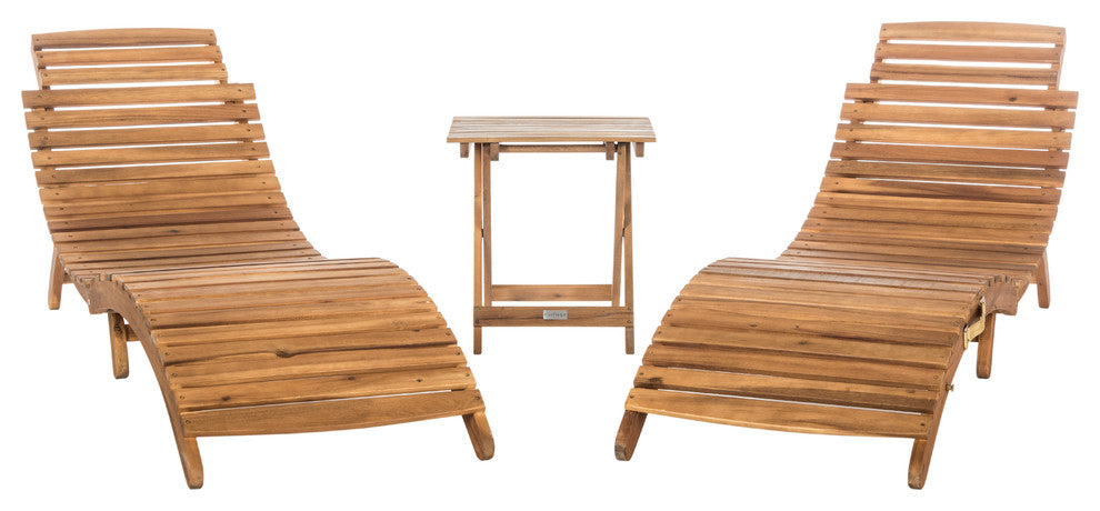Safavieh Pacifica Indoor-Outdoor 3-Piece Lounge Set