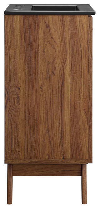 Soma 18" Bathroom Vanity - Walnut Black