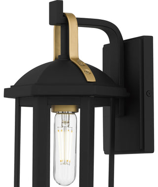 Quoizel CFD8406 Crestfield 15" Tall Outdoor Wall Sconce - Matte Black