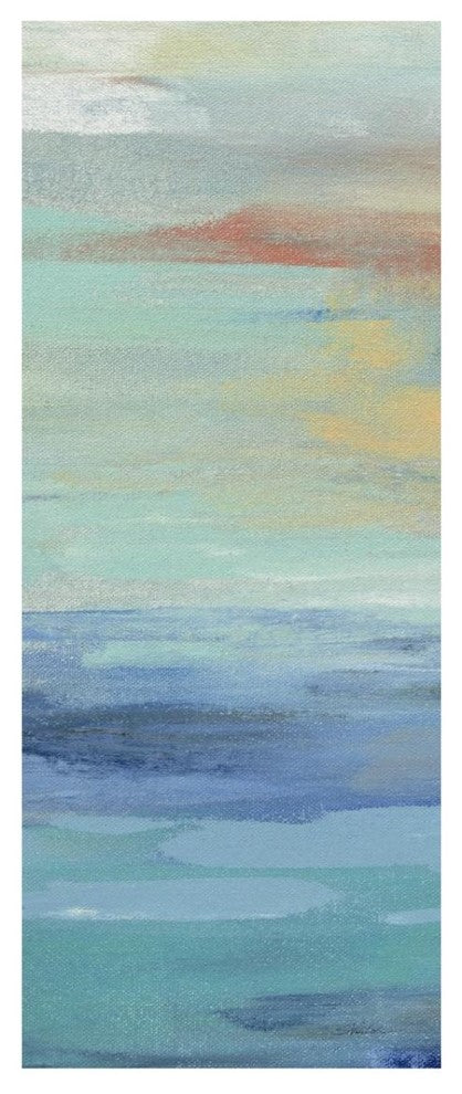 "Sunset Beach Panel I" Digital Paper Print by Silvia Vassileva, 14"x32"