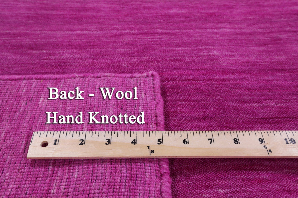 6' Square Handmade Persian Gabbeh Wool Rug - Q15050