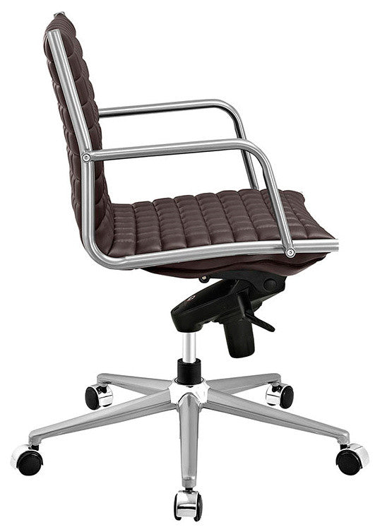 Brown Pattern Office Chair