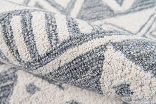 Momeni Mallorca Wool Hand Hooked Gray Area Rug 9'x12'