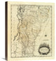 "Vermont, 1795" Stretched Canvas Giclee by Mathew Carey, 18"x22"