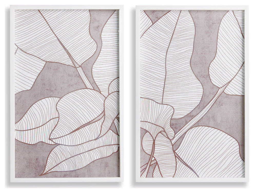 Palm Leaf Prints, Set of 2