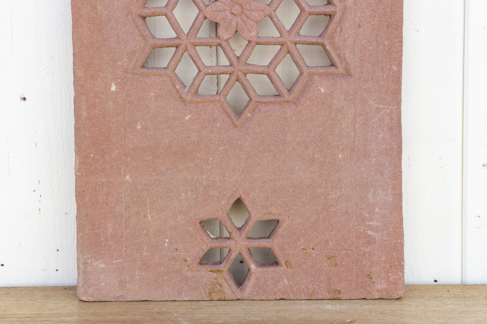 Lotus Medalion Sandstone Window Panel